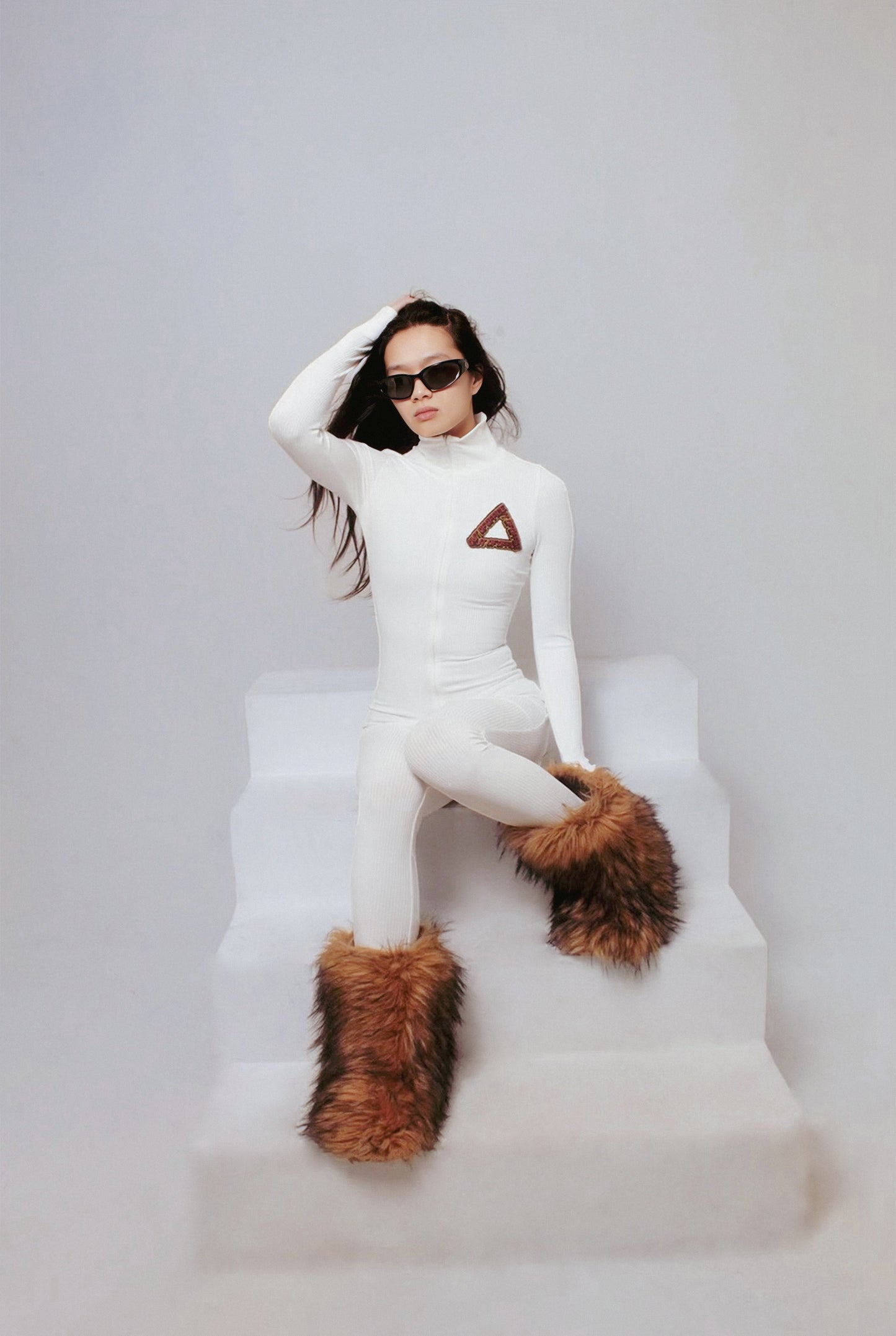 WHITE 'HER' BODYSUIT