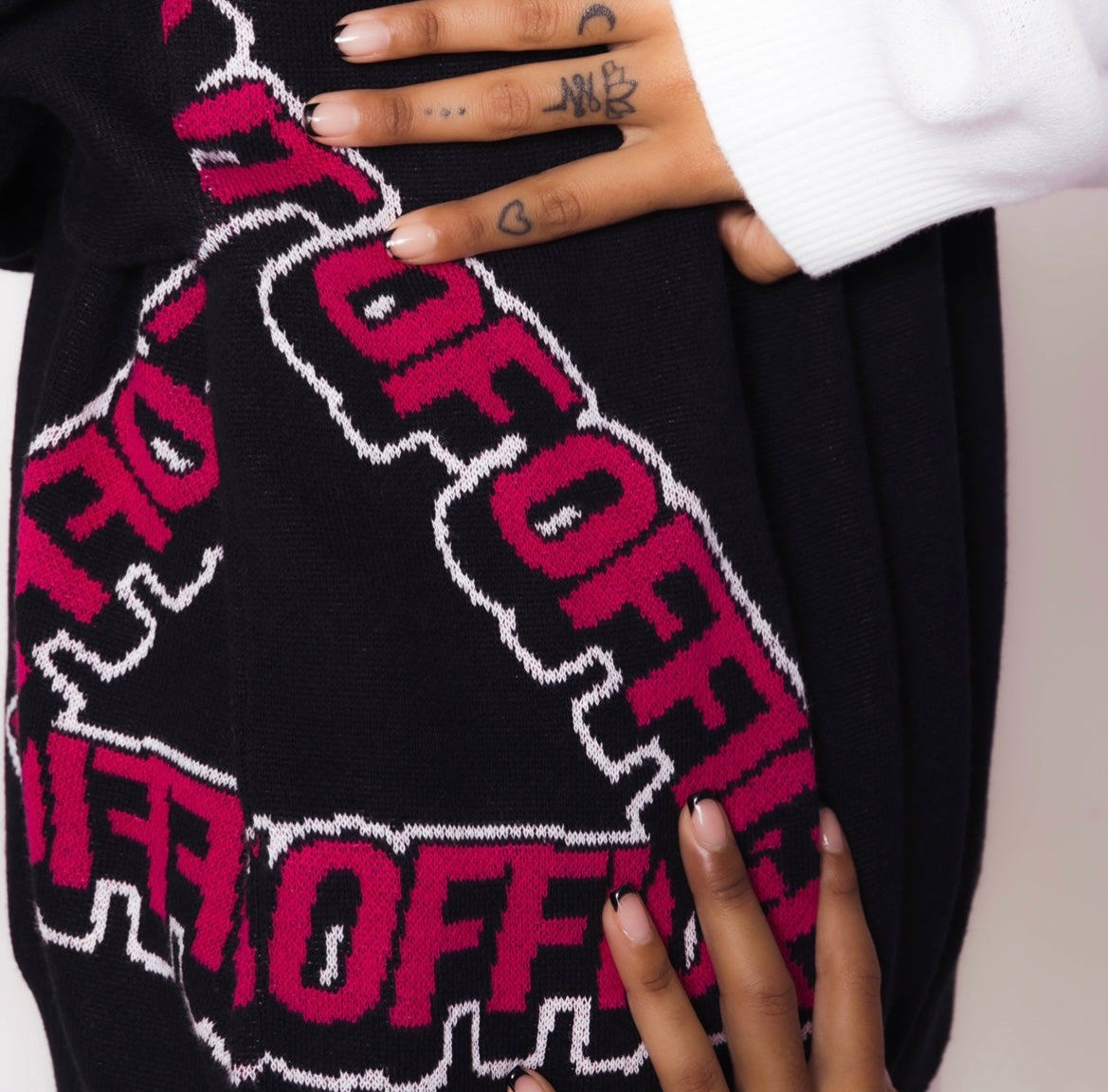 BLACK OUT OF OFFICE SWEATER